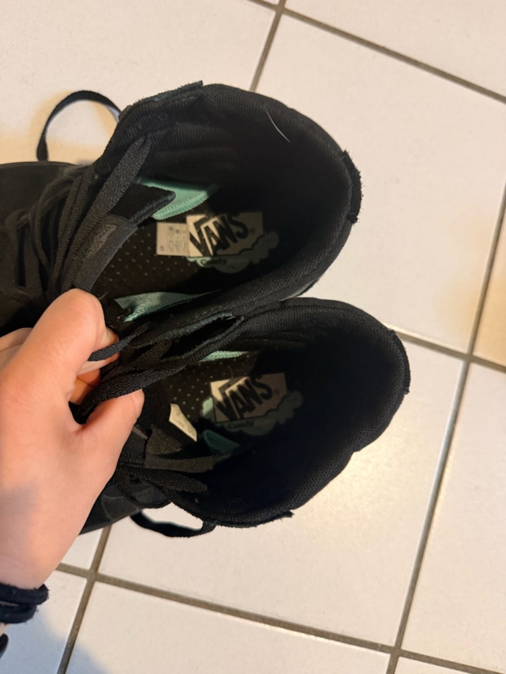 Vans Black High-Top Skate Sneakers - Picture 4 of 5